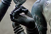 Collection of Chola bronze of the old Royal Palace, Thanjavur Tamil Nadu.